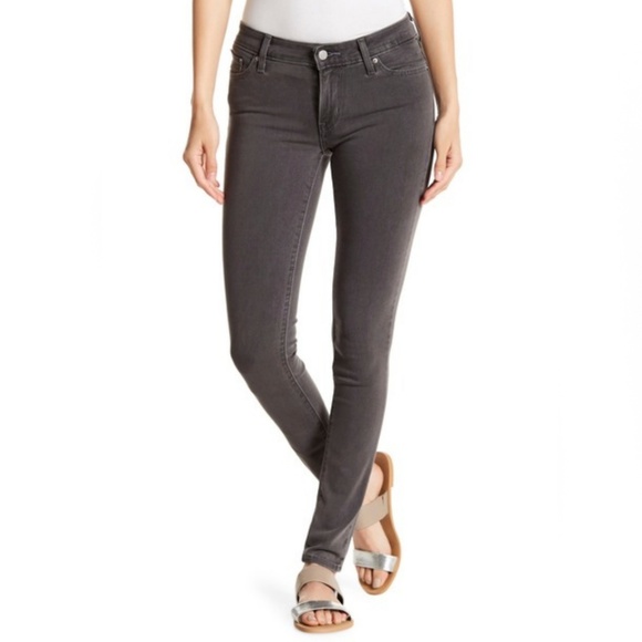 mid rise grey jeans